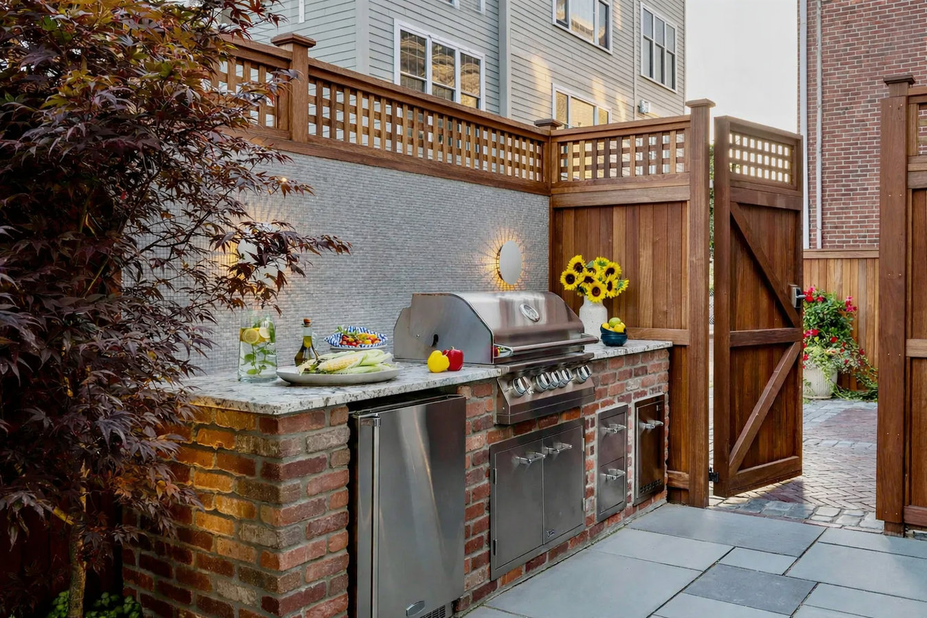 Outdoor kitchen masonry in San Angelo, TX